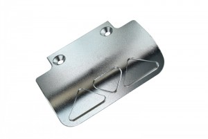 GPM RUS003F ALLOY FRONT BUMPER TRAXXAS RUSTLER VXL - Silver - RUS003F-S