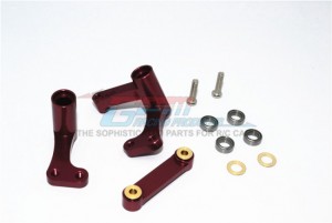 GPM RUS048 ALLOY STEERING ASSEMBLY WITH BEARINGS TRAXXAS RUSTLER VXL - Brown - RUS048-BR