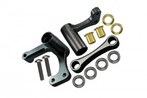 GPM RUS048 ALLOY STEERING ASSEMBLY WITH BEARINGS TRAXXAS RUSTLER VXL - RUS048-GS