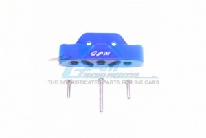 GPM RUS4009 ALUMINUM REAR LOWER SUSPENSION MOUNT TRAXXAS 1/10 RUSTLER 4X4 VXL 67076-4 - Blue - RUS4009-B