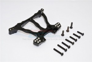 GPM SLA030 ALLOY REAR SHOCK TOWER TRAXXAS SLASH 4X4 & LOW-CG 68086-2 - SLA030-BK