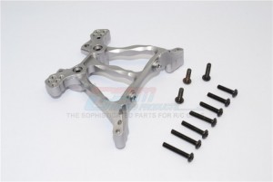 GPM SLA030 ALLOY REAR SHOCK TOWER TRAXXAS SLASH 4X4 & LOW-CG 68086-2 - Gun silver - SLA030-GS