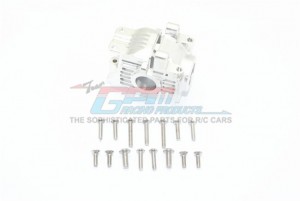 GPM RUS4013 ALUMINUM REAR GEAR BOX TRAXXAS 1/10 RUSTLER 4X4 VXL 67076-4 - Silver - RUS4013-S