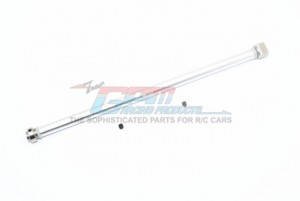 GPM RUS4025S STAINLESS STEEL W/ ALUMINUM CENTER DRIVE SHAFT TRAXXAS 1/10 RUSTLER 4X4 VXL 67076-4 - Silver - RUS4025S-S