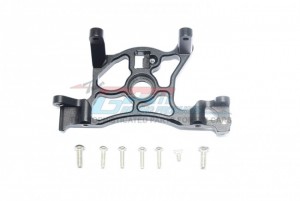 GPM RUS4036 ALUMINUM REAR SPUR GEAR COVER MOUNT TRAXXAS 1/10 RUSTLER 4X4 VXL 67076-4 - Black - RUS4036-BK