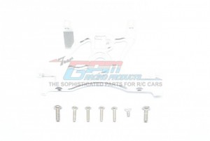 GPM RUS4036 ALUMINUM REAR SPUR GEAR COVER MOUNT TRAXXAS 1/10 RUSTLER 4X4 VXL 67076-4 - Silver - RUS4036-S