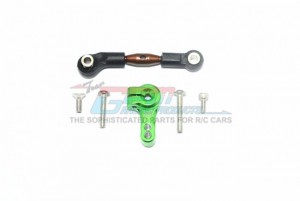 GPM RUS416025ST SPRING STEEL TIE ROD 25T ALUMINUM SERVO HORN TRAXXAS 1/10 RUSTLER 4X4 VXL 67076-4 - Green - RUS416025ST-G
