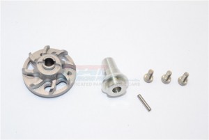 ALUMINIUM SPUR GEAR ADAPTER TRAXXAS SLASH 4X4 & LOW-CG 68086-2 - SLA035LCG-GS