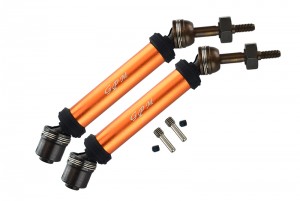 GPM SRUS41277RH HARDEN STEEL #45 REAR AXLE W. ALLOY BODY TRAXXAS 1/10 RUSTLER 4X4 VXL 67076-4 - ORANGE - SRUS41277RH-OR
