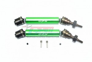 GPM SRUS41280FH HARDEN STEEL #45 FRONT AXLE W. ALLOY BODY TRAXXAS 1/10 RUSTLER 4X4 VXL 67076-4 - GREEN - SRUS41280FH-G