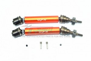 GPM SRUS41280FH HARDEN STEEL #45 FRONT AXLE W. ALLOY BODY TRAXXAS 1/10 RUSTLER 4X4 VXL 67076-4 - ORANGE - SRUS41280FH-OR