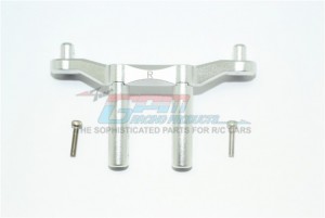 GPM MAG201R ALUMINUM REAR BODY MOUNT & POST ARRMA 1/10 GRANITE 4X4 MEGA MOSTER TRUCK - SILVER - MAG201R-S