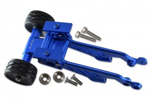 GPM MAO040R ALUMINUM REAR WHEELIE WITH WING MOUNT ARRMA 1/8 OUTCAST 6S BLX STUNT TRUCK - BLUE - MAO040R-B