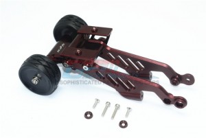 GPM MAO040R ALUMINUM REAR WHEELIE WITH WING MOUNT ARRMA 1/8 OUTCAST 6S BLX STUNT TRUCK - BROWN - MAO040R-BR