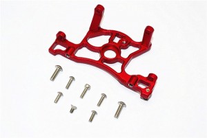 ALUMINIUM SPUR GEAR COVER MOUNT TRAXXAS SLASH 4X4 & LOW-CG 68086-2 - Red - SLA036LCG-R