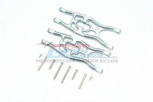 GPM ALUMINUM FRONT/REAR LOWER SUSPENSION ARMS ARRMA 1/10 FAZON VOLTAGE - AR102675AU - MAV055-GS