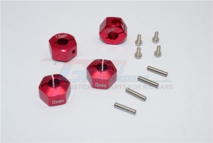 GPM GT010/12X8MM ALUMINUM REAR LOWER SUSPENSION MOUNT TRAXXAS 1/10 4WD FORD GT4-TEC 2.0 / 4-TEC 3.0 93454-4 - GT010/12X8MM-R