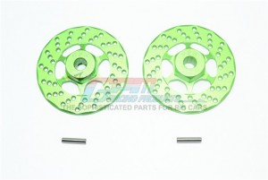 GPM GT010D+1MM ALUMINUM +1MM HEX WITH BRAKE DISK TRAXXAS 1/10 4WD FORD GT4-TEC 2.0 / 4-TEC 3.0 93054 - GREEN - GT010D+1MM-G