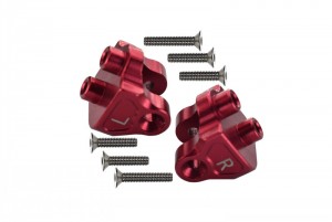 GPM BR008 ALUMINUM REAR UPPER AXLE MOUNT SET FOR SUSPENSION LINKS LOSI 1/10 BAJA REY DESERT TRUCK LOS03008 - RED - BR008-R