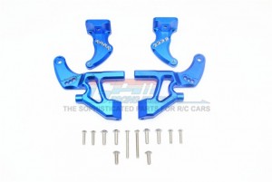 GPM ER2040RAB ALUMINUM REAR WING MOUNT FULL SET 1/10 ELECTRIC 4WD E-REVO VXL BRUSHLESS 86086 - BLUE - ER2040RAB-B