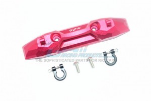 GPM ER2330R ALUMINUM REAR BUMPER WITH D-RINGS 1/10 ELECTRIC TRAXXAS 4WD E-REVO VXL BRUSHLESS 86086 - RED - ER2330R-R