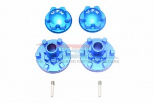GPM ER2006A ALUMINUM WHEEL HEX CLAW + WHEEL LOCK TRAXXAS 4WD E-REVO VXL BRUSHLESS 86086 - BLUE - ER2006A-B