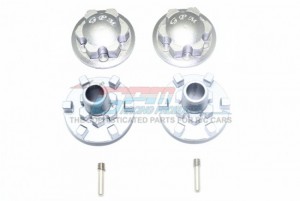 GPM ER2006A ALUMINUM WHEEL HEX CLAW + WHEEL LOCK TRAXXAS 4WD E-REVO VXL BRUSHLESS 86086 - GUN SILVER - ER2006A-GS