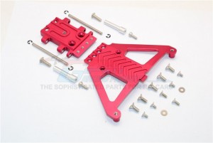ALUMINIUM FRONT GEAR BOX PROTECTOR  TRAXXAS SLASH 4X4 & LOW-CG 68086-2 - Red - SLA330LCG-R