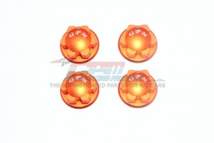 GPM ER2005 ALUMINUM WHEEL LOCK TRAXXAS 4WD E-REVO VXL BRUSHLESS MONSTER 86086 - ORANGE - ER2005-OR