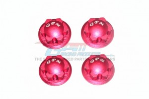 GPM ER2005 ALUMINUM WHEEL LOCK TRAXXAS 4WD E-REVO VXL BRUSHLESS MONSTER 86086 - RED - ER2005-R