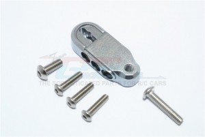 GPM TRX4025TA ALUMINUM ADJUSTABLE SERVO HORN (20-25MM) TRX4 DEFENDER TRAIL CRAWLER - GUN SILVER - TRX4025TA-GS
