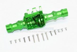 GPM TRX4013B ALUMINUM REAR GEAR BOX (WITHOUT COVER) TRX4 DEFENDER TRAIL CRAWLER - GREEN - TRX4013B-G