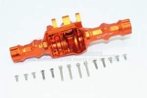 GPM TRX4013B ALUMINUM REAR GEAR BOX (WITHOUT COVER) TRX4 DEFENDER TRAIL CRAWLER - ORANGE - TRX4013B-OR