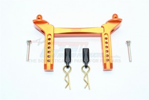 GPM TRX4201F ALUMINUM FRONT BODY MOUNT & POST TRX4 DEFENDER TRAIL CRAWLER - ORANGE - TRX4201F-OR