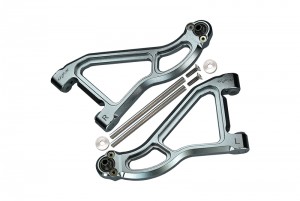 GPM UDR054A ALUMINUM FRONT UPPER SUSPENSION ARM  8531 1/7 UNLIMITED DESERT RACER PRO-SCALE 4X4 85076-4 - GUN SIVLER - UDR054A-GS