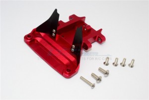 ALUMINIUM REAR GEAR BOX PROTECTOR TRAXXAS SLASH 4X4 & LOW-CG 68086-2 - Red - SLA331LCG-R