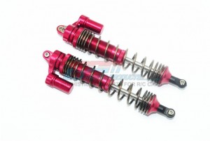 GPM UDR135F/L ALUMINUM FRONT L-SHAPE SPRING DAMPER 135MM 1/7 UNLIMITED DESERT RACER PRO-SCALE 4X4-85076-4 - RED - UDR135F/L-R-BEBK