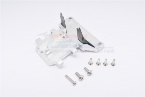 ALUMINIUM REAR GEAR BOX PROTECTOR TRAXXAS SLASH 4X4 & LOW-CG 68086-2 - Silver - SLA331LCG-S