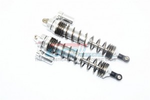 GPM ALUMINUM REAR L-SHAPE SPRING DAMPER 139MM 1/7 UNLIMITED DESERT RACER PRO-SCALE 4X4-85076-4 - SILVER - UDR139R/L-S-BEBK