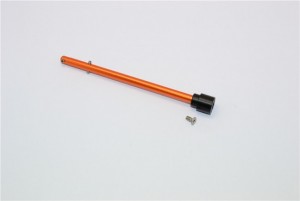 GPM ALUMINUM FRONT MAIN SHAFT WITH DELRIN WHEEL JOINT AXIAL 1/18 YETI JR AX90052 - ORANGE - MYT199F-OR