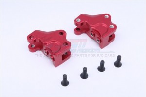 GPM ALUMINIUM FRONT/REAR GEAR BOX COMPONENTS AXIAL RR10 BOMBER - RED - RR008-R