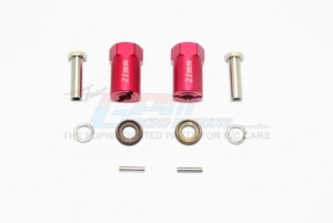 GPM ALUMINUM HEX ADAPTERS 21MM THICK 1/10 AXIAL SCX10 II - SCX010/21MM-R