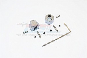 GPM MJ0102/+2MM ALUMINIUM WHEEL HEX +2MM  1/10 AXIAL SCX10 II SMT10 - MJ0102/+2MM-GS