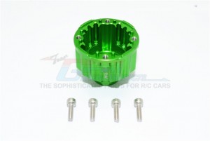 GPM TXM8011 ALUMINUM FRONT OR REAR DIFFERENTIAL CASE FOR 8S TRAXXAS 1/5 X-MAXX 8S MONSTER - Green - TXM8011-G
