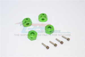 GPM ALUMINIUM HEX ADAPTER 12MMx7MM GMADE-R1 ROCK BUGGY - GM010/12X7-G