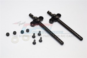 GPM ALUMINIUM FRONT/REAR BODY POST WITH MOUNT  GMADE-R1 ROCK BUGGY - SW201F/R-BK