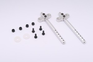 GPM ALUMINIUM FRONT/REAR BODY POST WITH MOUNT  GMADE-R1 ROCK BUGGY - SW201F/R-S