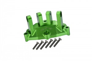 GPM BR013B ALUMINUM REAR UPPER GEARBOX MOUNT FOR UPPER SUSPENSION LINKS  LOSI 1/10 BAJA REY DESERT TRUCK LOS03008 - GREEN - BR013B-G