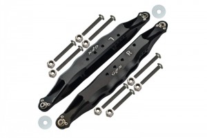 GPM BR014L ALUMINUM REAR LOWER TRAILING ARMS  FOR UPPER SUSPENSION LINKS  LOSI 1/10 BAJA REY DESERT TRUCK LOS03008 - BLACK - BR014L-BK