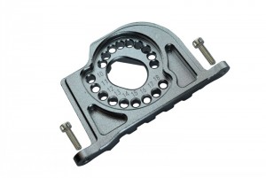 GPM BR018 ALUMINUM MOTOR MOUNT PLATE WITH HEAT SINK FINS  LOSI 1/10 BAJA REY DESERT TRUCK LOS03008 - BR018-GS